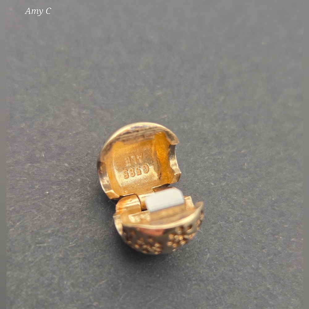 Pandora Retired 14kt Gold Clip Lucerne. - Picture 6 of 6